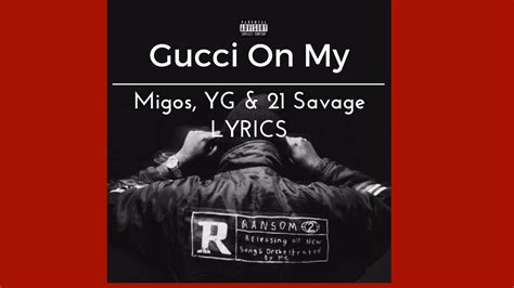 migos gucci on my|gucci on my song.